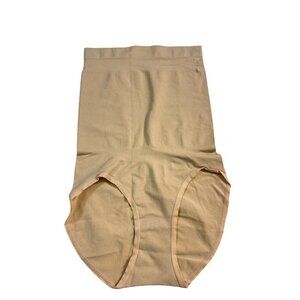 Spanx Shaping Panty Brief High Waist Shapewear Beige NWOT Large L